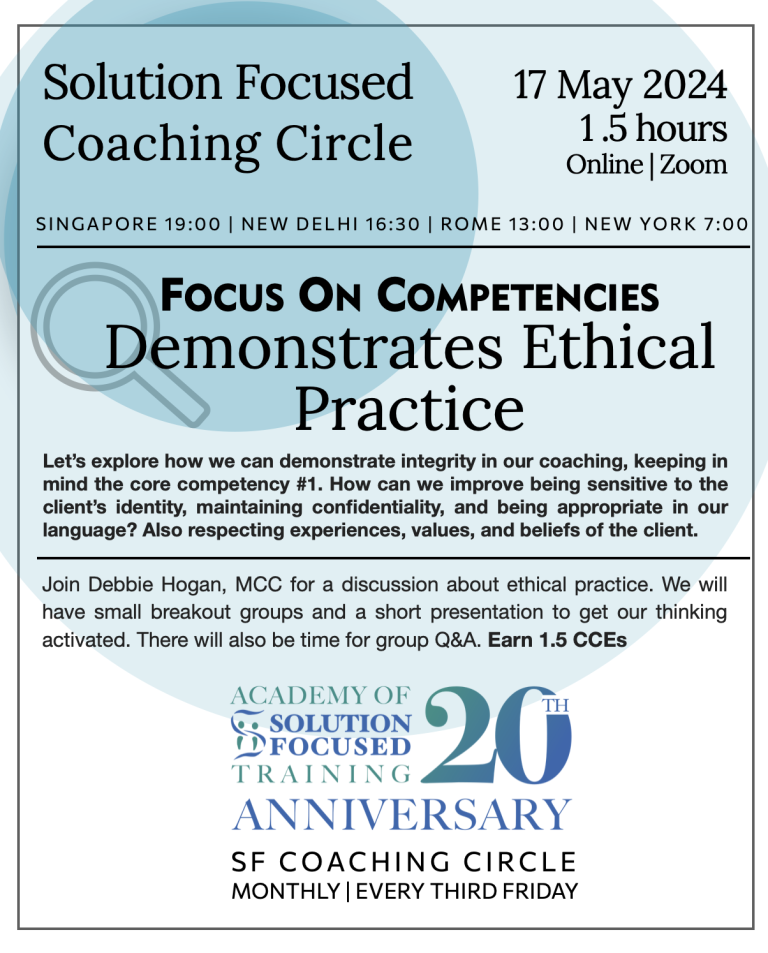 17 May 2024 – Demonstrates Ethical Practice